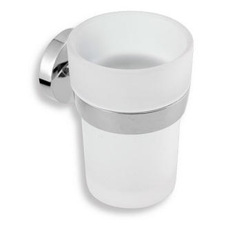 Držák kartáčků a pasty Metalia 11, sklo/chrom, Novaservis, 0106,0