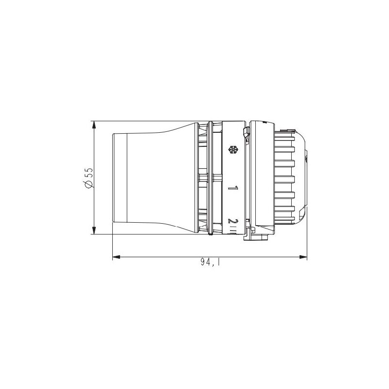 Termostatická hlavice Redia RA 3388, Danfoss 015G3388