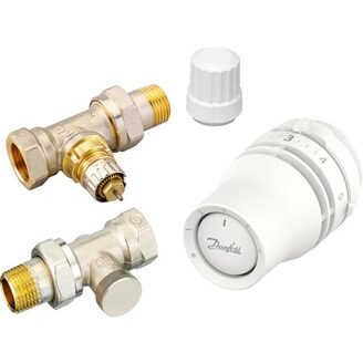 Radiátorový termostatický set Redia RA, přímý, 1/2“, Danfoss 015G5332