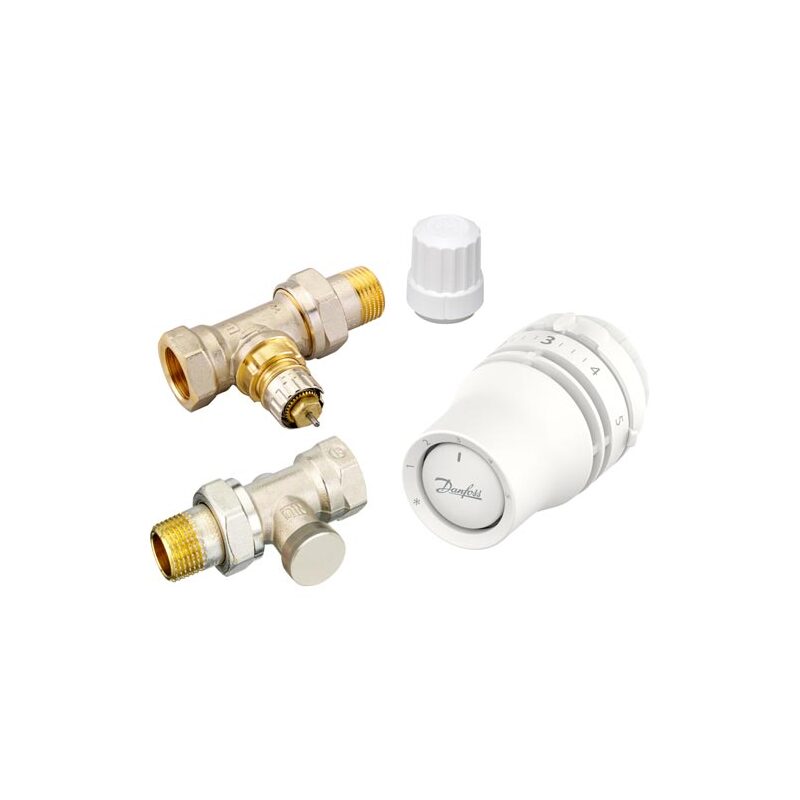 Radiátorový termostatický set Redia RA, přímý, 1/2“, Danfoss 015G5332