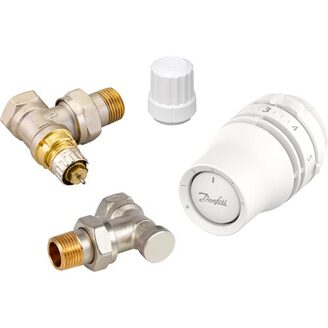 Radiátorový termostatický set Redia RA, rohový, 1/2“, Danfoss 015G5333