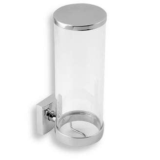 Zásobník na kosmetické tampóny Metalia 12, sklo/chrom, Novaservis, 0272,0