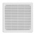 Větrací mřížka 250 x 250 mm, se síťovinou a krytem, bílá, HACO 0303