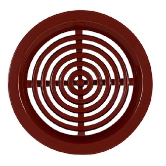 Větrací mřížka kruhová, d 50 mm, hnědá, HACO 0414