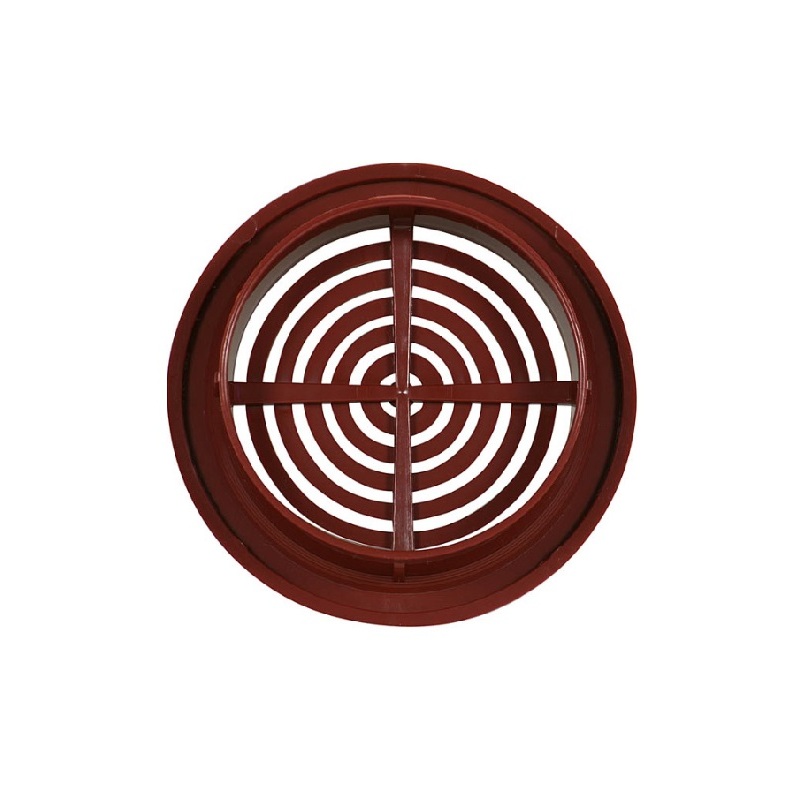 Větrací mřížka kruhová, d 50 mm, hnědá, HACO 0414