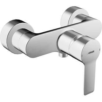 Sprchová baterie HANSALIGNA 150 mm, chrom, nástěnná, bez příslušenství, Hansa 06670103