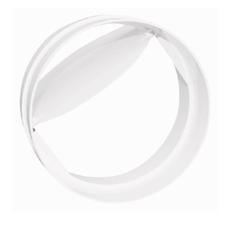 Zpětná klapka plastová, d 100 mm, bílá, HACO 0695