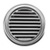 Větrací mřížka nerezová, d 125 mm, se síťovinou, HACO 0705