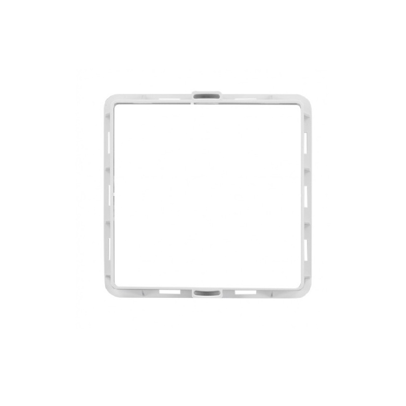 Větrací mřížka nerezová, 200 × 200 mm, s rámečkem a síťovinou, HACO 0707