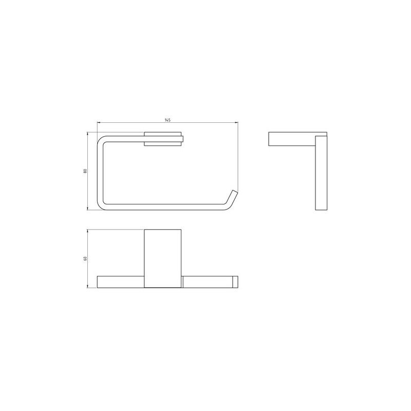 Držák toaletniho papíru Metalia 9, chrom, Novaservis, 0931,0