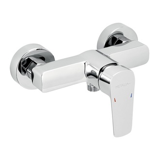 Sprchová baterie Metalia 58 150 mm, chrom, nástěnná, bez příslušenství, Novaservis 58061/1,0