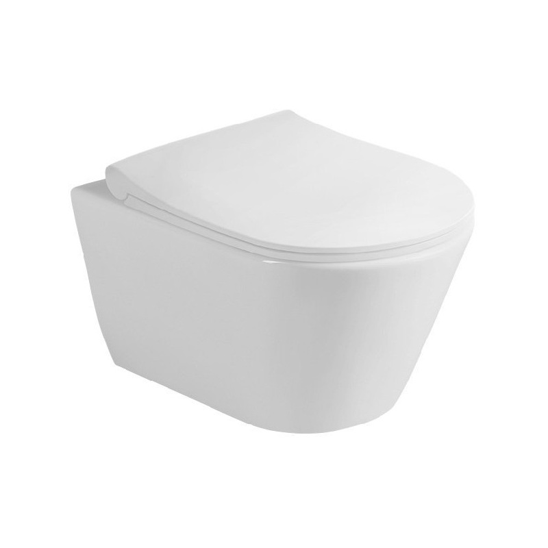 WC sedátko s poklopem, bílé, Sapho 100787