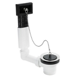 Dřezová výpusť 6/4, nerez mřížka, s přepadem, Viega 100834