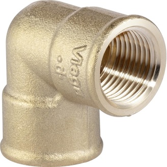 Mosazné koleno 90° FF G 1/2, Viega 101190, model 1612