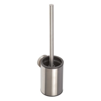 WC kartáč NEO, nástěnný, matný nerez, černý kartáč, Bemeta, 102313079