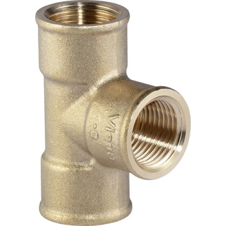 Mosazný T-kus FFF G 1, Viega 102784, model 1622