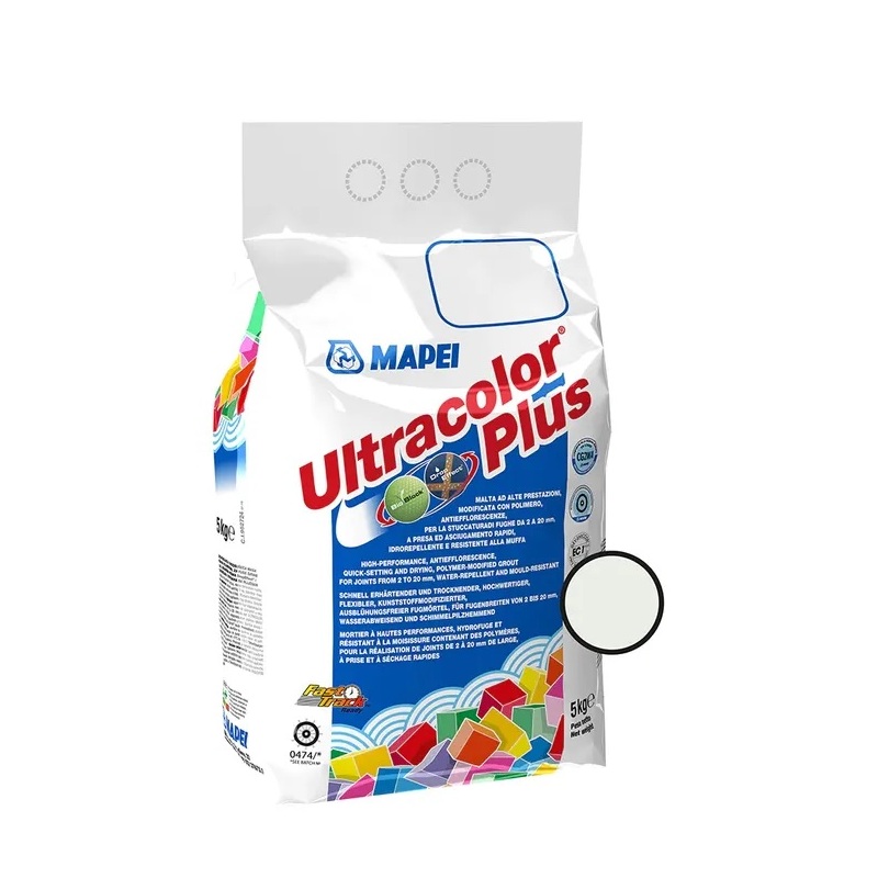 Spárovací hmota ULTRACOLOR PLUS, 103 měsíční bílá, 2 kg, Mapei 6010328AU