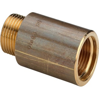 Mosazné prodloužení MF G 3/8 x 10 mm, Viega 103644, model 1513