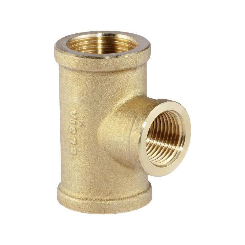 Mosazný T-kus redukovaný FFF G 3/4 x 1/2 x 3/4, Viega 105235, model 1626