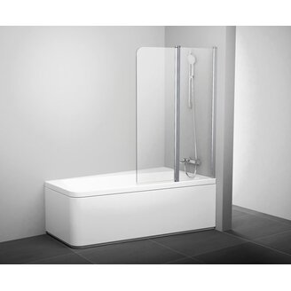 Ravak vanová zástěna 10° 10CVS2 - 100 P, bílá+transparent