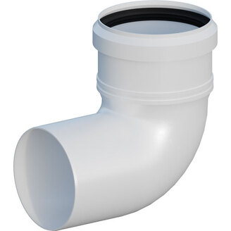 Koleno odkouření 87,5° d 100, PP, Ricom Gas 10100B 