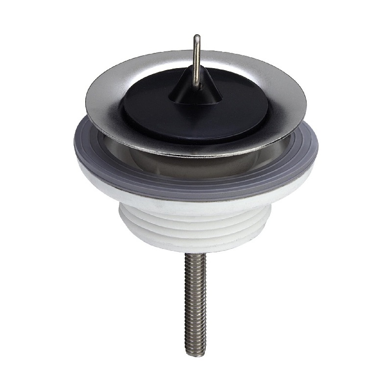 Univerzální ventil umyvadlový, 1 1/4, se zátkou, nerez, Viega 111847