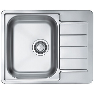 Kuchyňský nerezový dřez Alveus Line 110 Natur s odkapem 615 x 500 mm