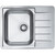 Kuchyňský nerezový dřez Alveus Line 110 Natur s odkapem 615 x 500 mm
