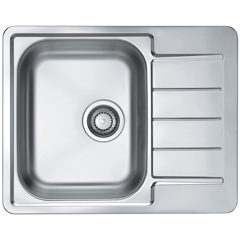 Kuchyňský nerezový dřez Alveus Line 110 Natur s odkapem 615 x 500 mm