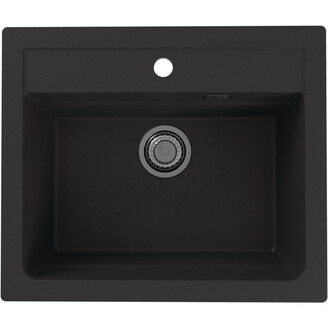 Kuchyňský granitový dřez Alveus Atrox 30 Black 590 x 500 mm