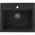 Kuchyňský granitový dřez Alveus Atrox 30 Black 590 x 500 mm