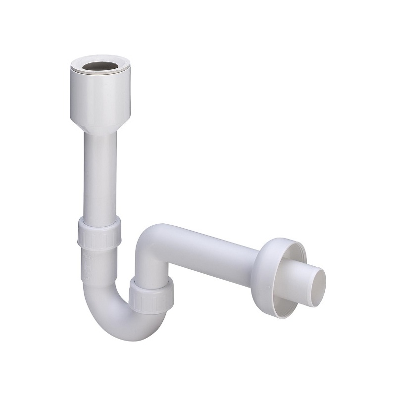 Pisoárový sifon 50 mm, odpad 40/50 mm, bílý, Viega 114640