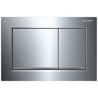 Deska ovládací GEBERIT OMEGA 30 chrom lesk/chrom mat, 115.080.KH.1