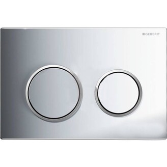 Deska ovládací GEBERIT OMEGA 20 chrom lesk/chrom mat, 115.085.KH.1