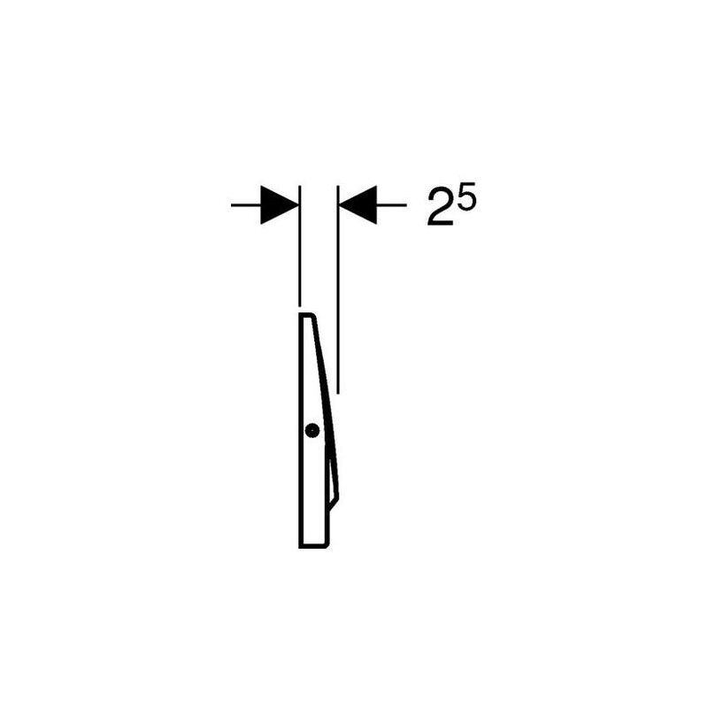 Deska ovládací GEBERIT MAMBO Start/Stop, 115.751.00.1