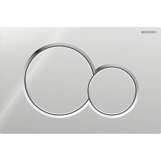 Ovládací tlačítko Sigma01 chrom/lesklý, kulatá tlačítka, Geberit 115.770.21.5