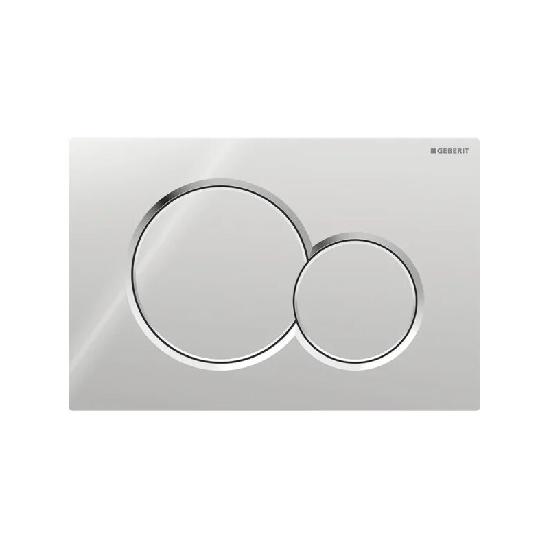 Ovládací tlačítko Sigma01 chrom/lesklý, kulatá tlačítka, Geberit 115.770.21.5