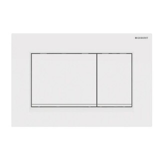 Deska ovládací GEBERIT SIGMA 30 bílá, proužek bílá mat 115.883.11.1
