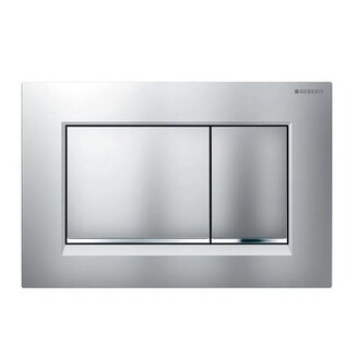 Deska ovládací GEBERIT SIGMA 30 chrom mat, proužek chrom lesk 115.883.JQ.1