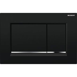 Deska ovládací GEBERIT SIGMA 30 černá/chrom lesk, 115.883.KM.1