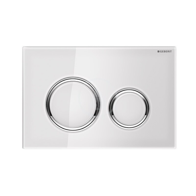 Deska ovládací GEBERIT SIGMA 21 bílá/chrom lesk, 115.884.SI.1