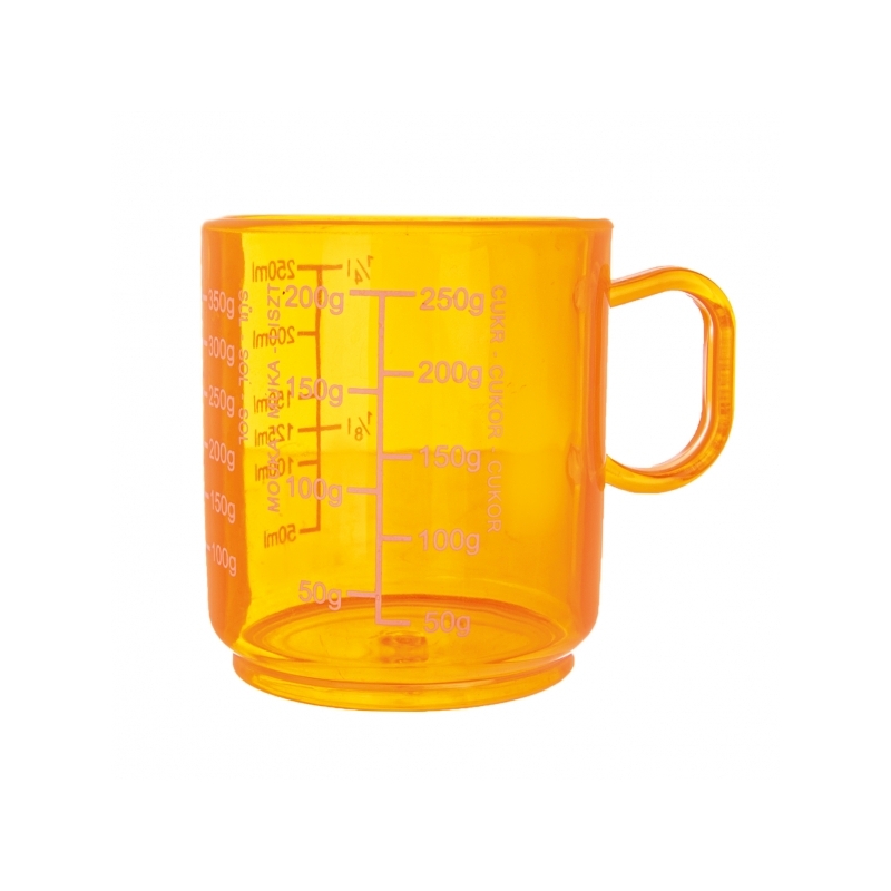 Kuchyňská odměrka oranžová, 0,25 l, Orion, 120541
