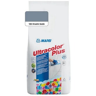 Spárovací hmota ULTRACOLOR PLUS, 125 hradní šedá 2 kg, Mapei, 60018728A