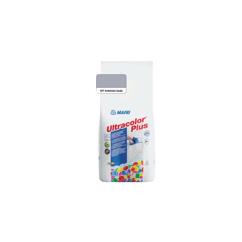 Spárovací hmota ULTRACOLOR PLUS, 127 arktická šedá, 2 kg, Mapei, 60012728A
