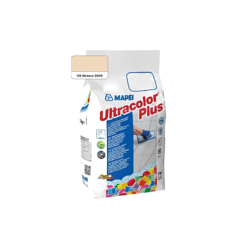 Spárovací hmota ULTRACOLOR PLUS, 132 béžová, 5 kg, Mapei 6013245AU