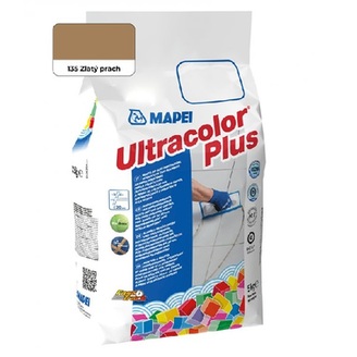 Spárovací hmota ULTRACOLOR PLUS, 135 zlatý prach, 2 kg, Mapei 6013502AU