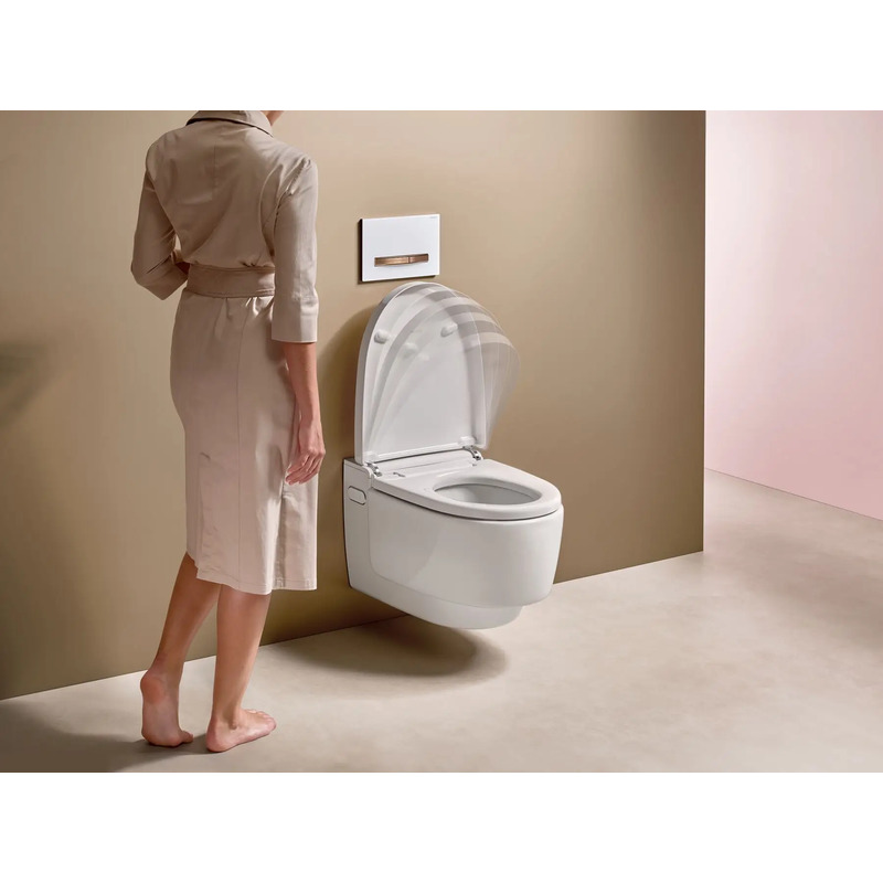 Závěsné WC AquaClean Mera Classic, bílá, se sedátkem, sprchovací, Geberit 146.200.11.1