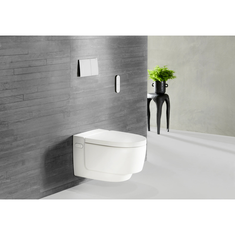 Závěsné WC AquaClean Mera Classic, bílá, se sedátkem, sprchovací, Geberit 146.200.11.1
