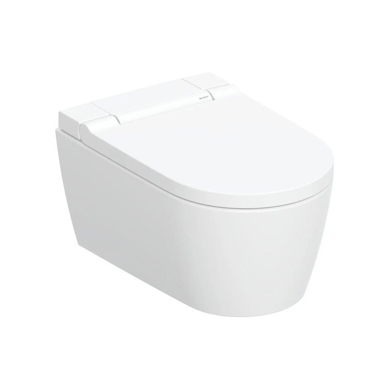 Závěsné WC AquaClean Sela, bílá, se sedátkem, sprchovací, Geberit 146.220.11.1