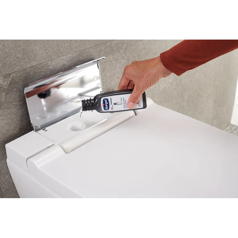 Závěsné WC AquaClean Sela, bílá/lesklý chrom, se sedátkem, sprchovací, Geberit 146.220.21.1